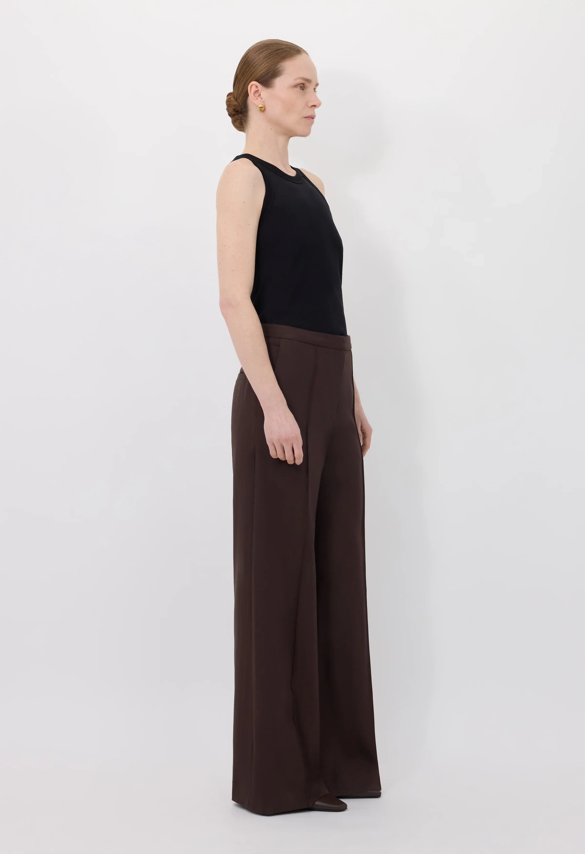 Pratt Straight Pants Brown - Image 2