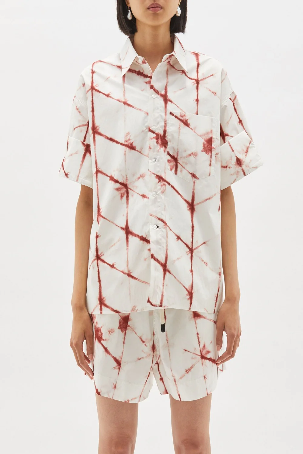 Printed Boxy S-S Shirt (Final Sale)