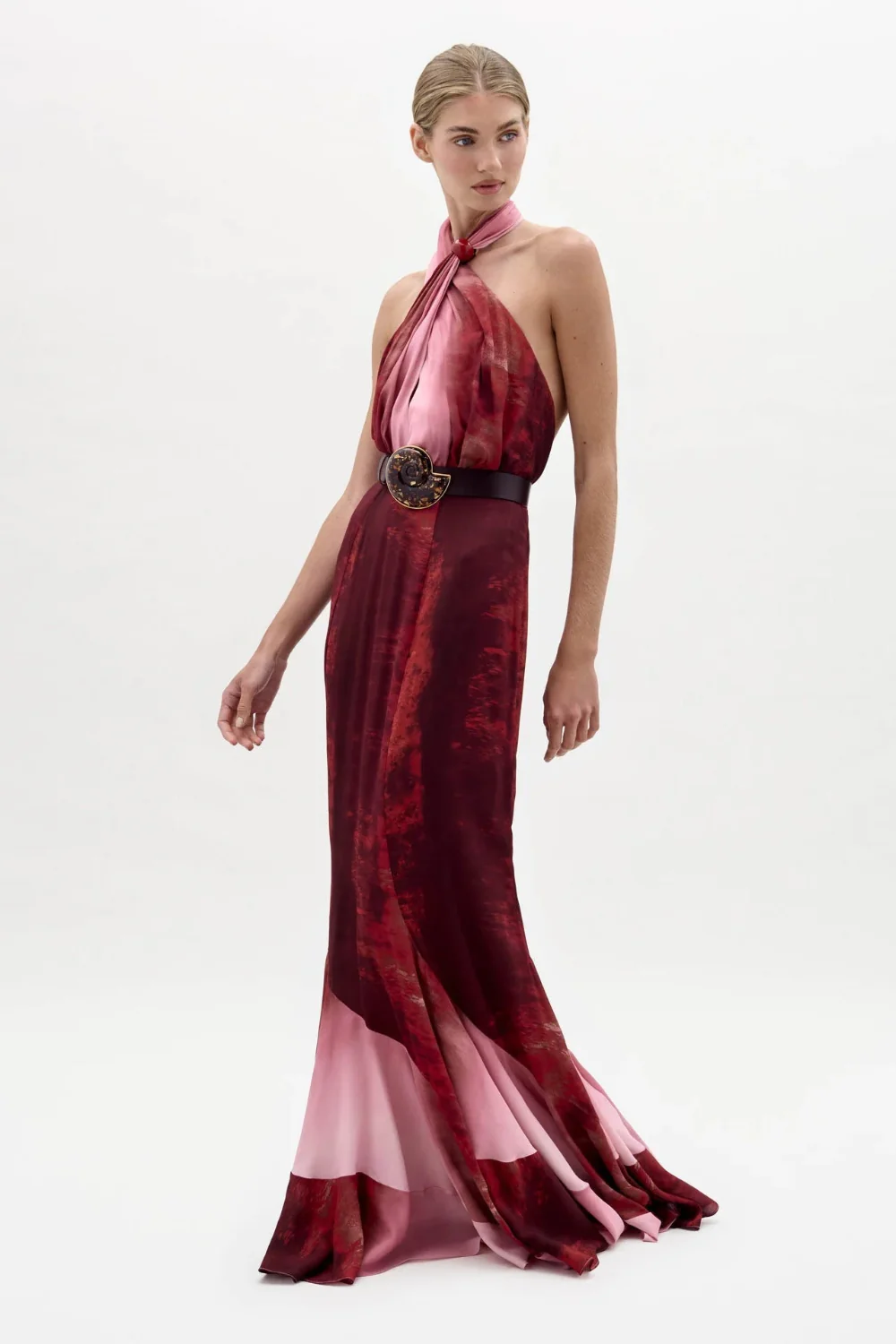 Raisa Dress Degraded Red