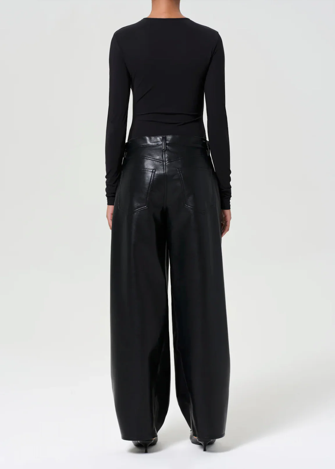 Recycled Leather Twist Jean (Final Sale) - Image 4