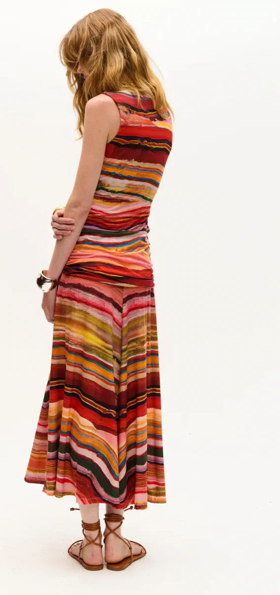 Regina Dress Ruby Marble - Image 2