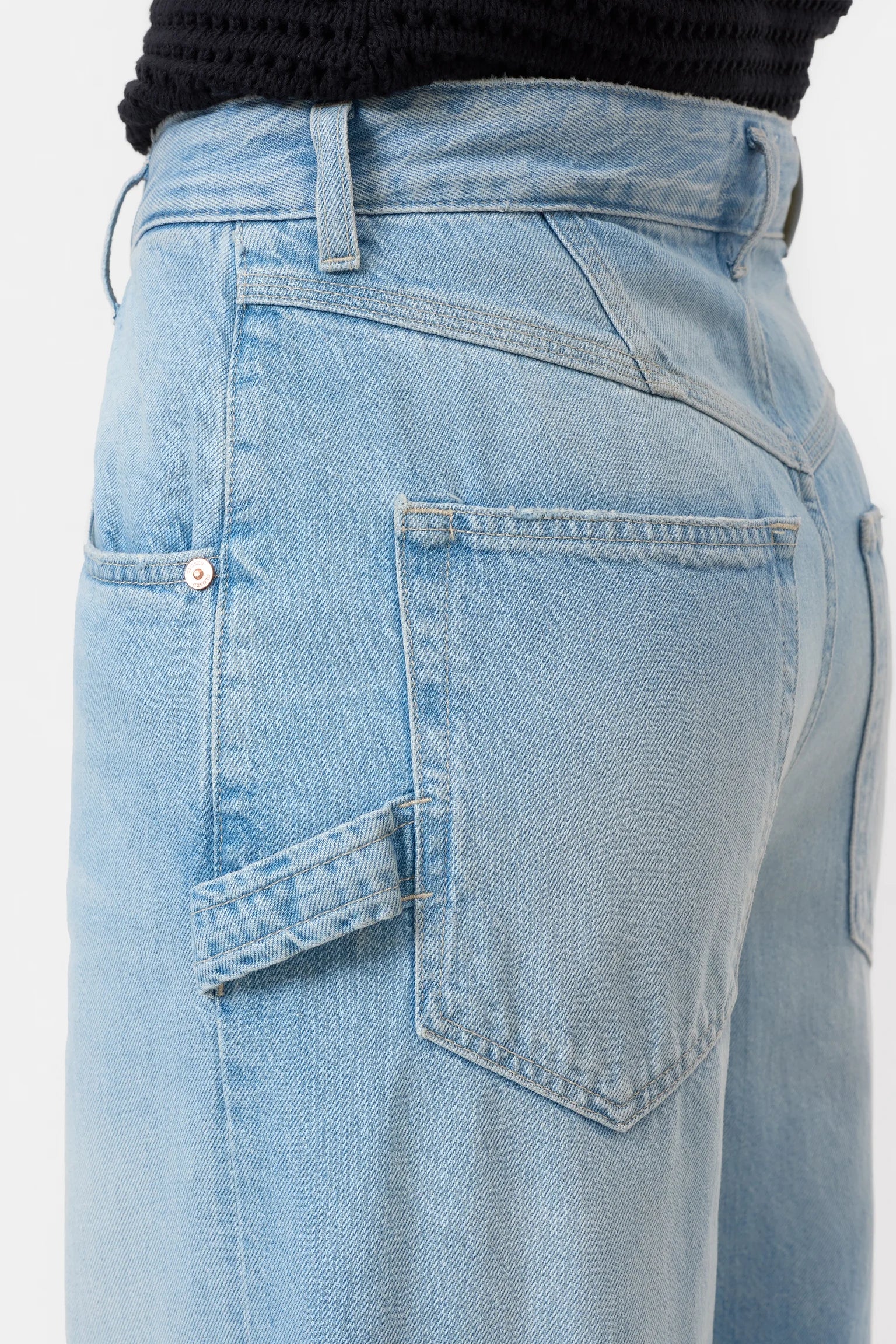 Morus Wide Jeans Light Blue - Image 4