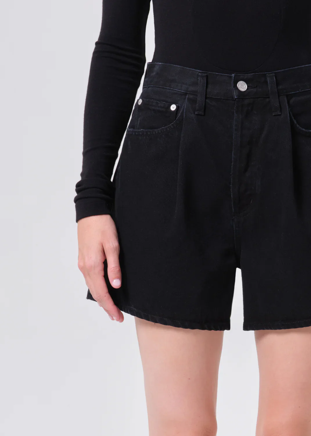 Rhoda Pleated A-Line Short Holt - Image 6