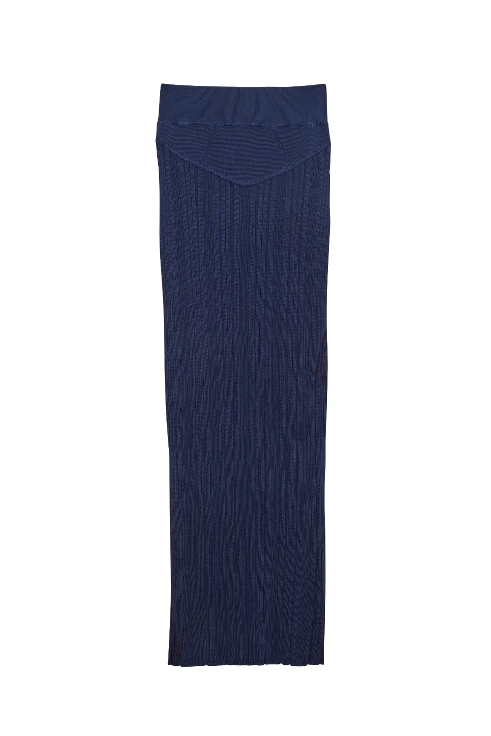 Rib Maxi Skirt Midnight Navy