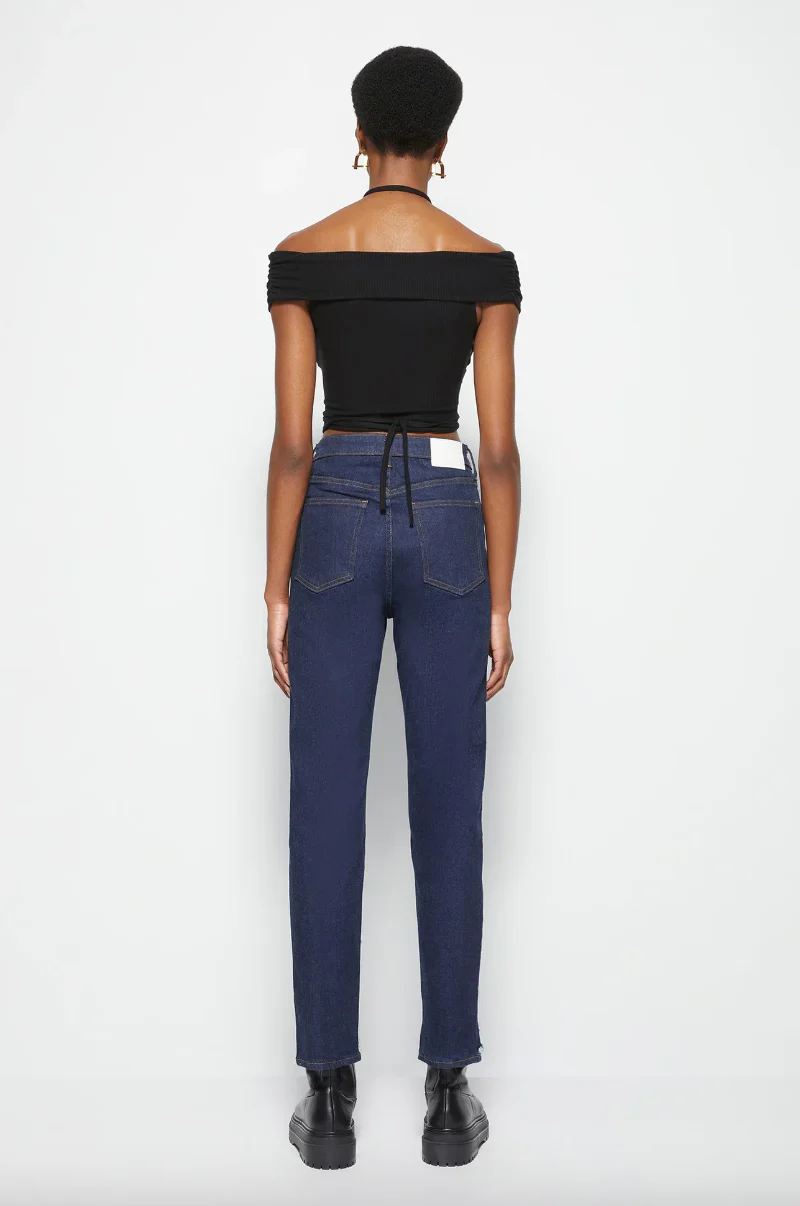 River High Rise Straight Denim - Image 2