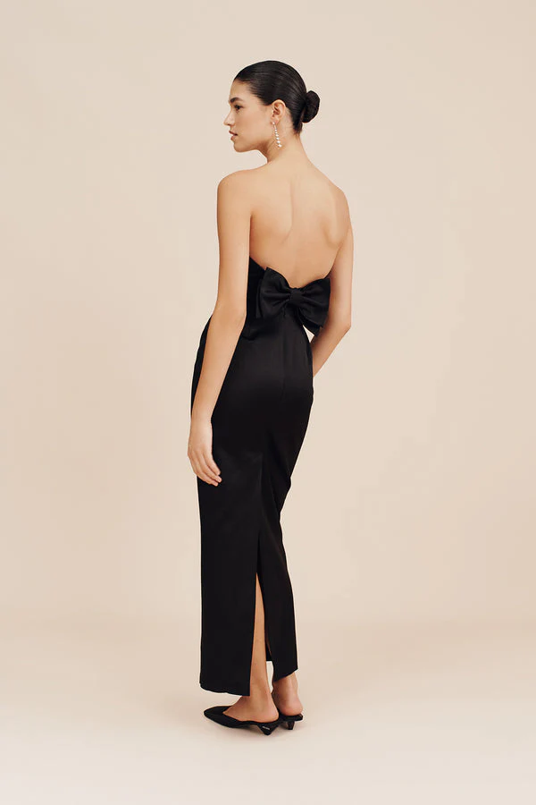 Romeo Strapless Dress Black (Final Sale) - Image 3