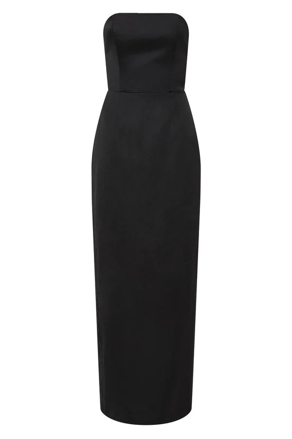 Romeo Strapless Dress Black (Final Sale) - Image 4