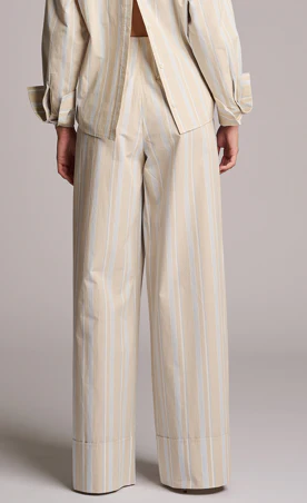 Rory Pant Beige Stripe - Image 3