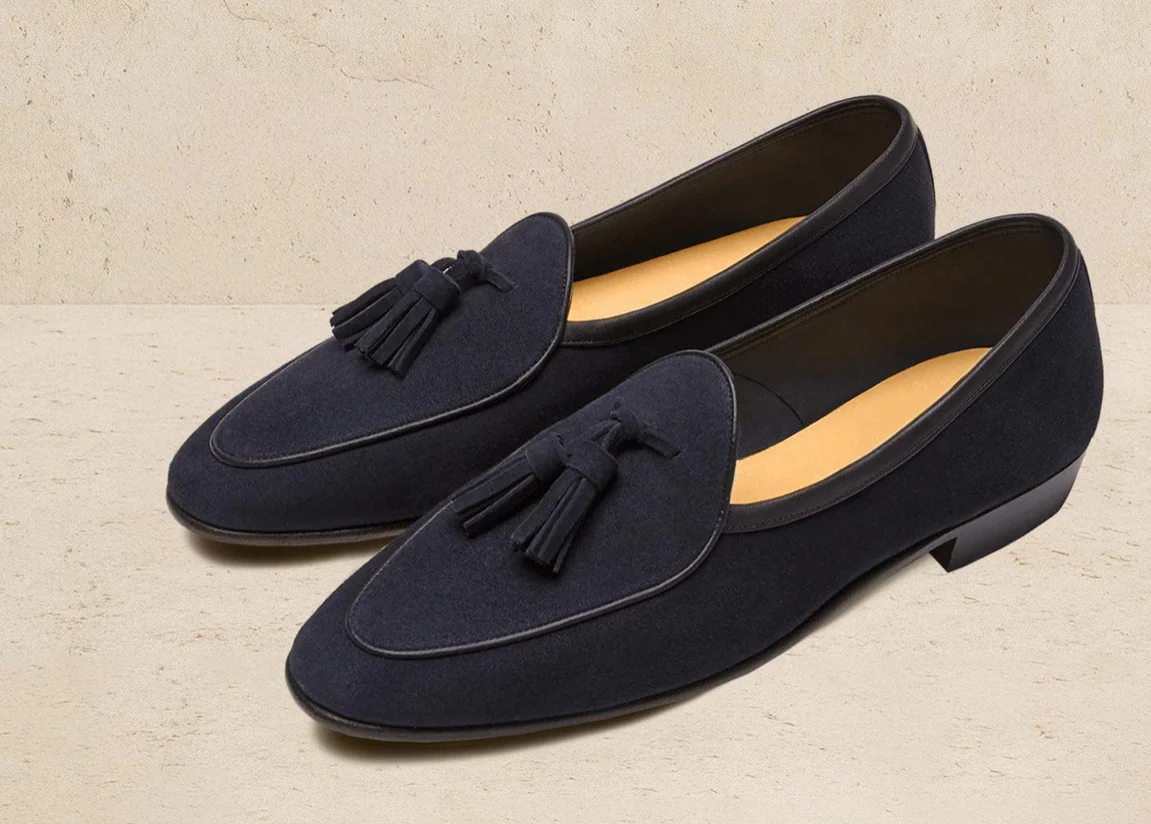 Sagan classic Tassels (unlined) Midnight Navy