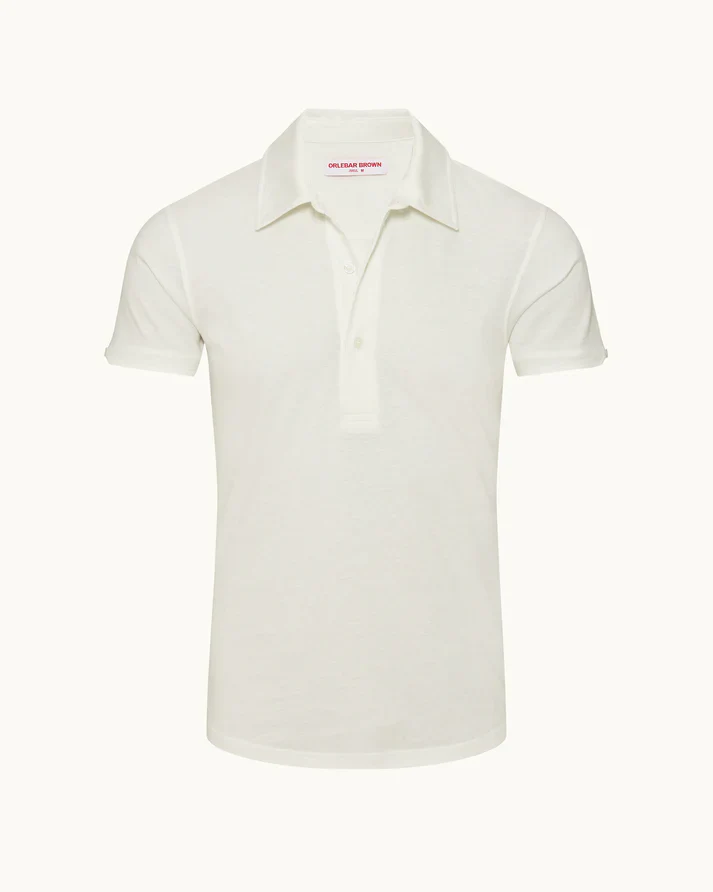 Sebastian Cotton Silk Thasos Beach Polo - Image 3