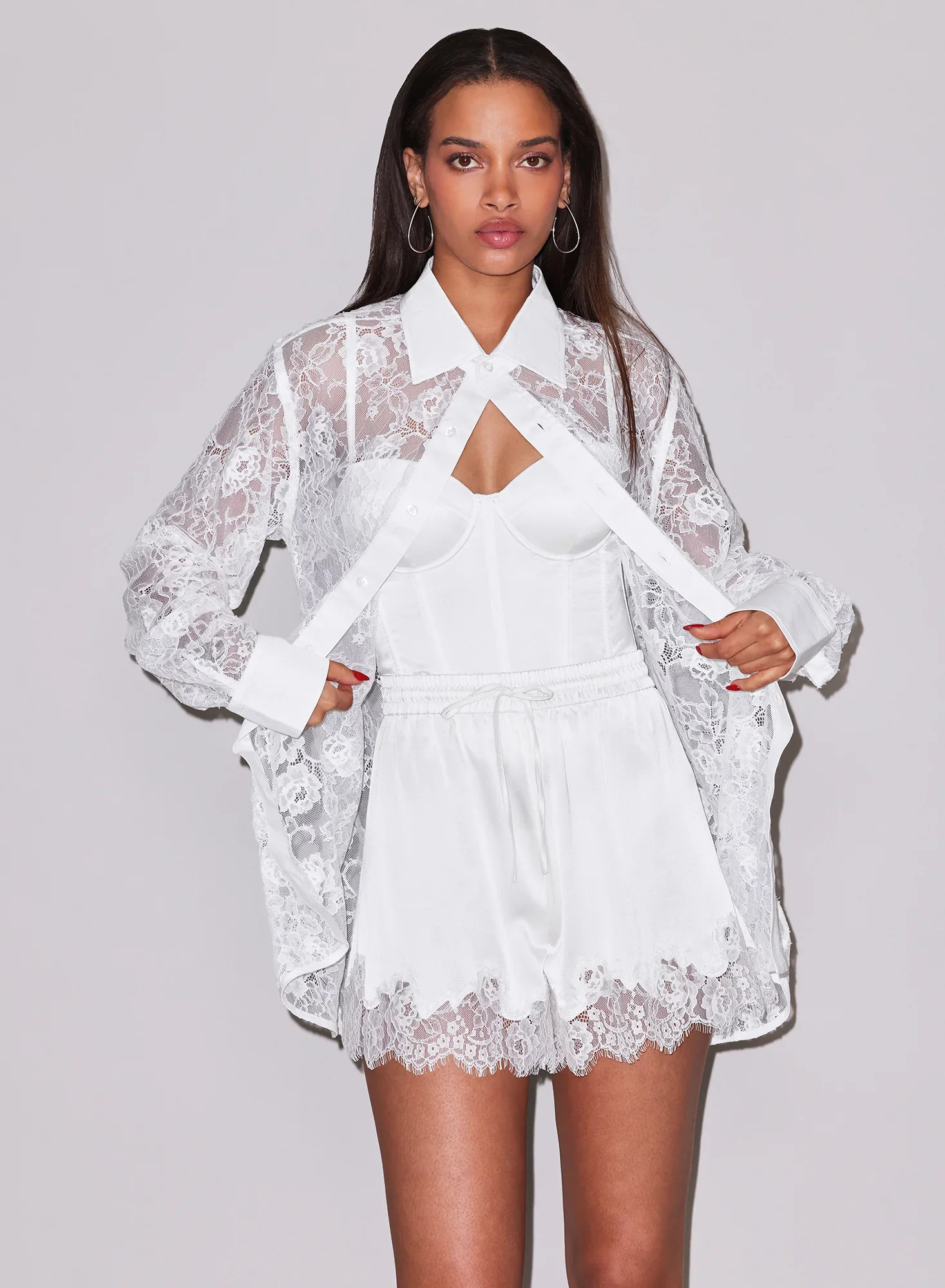 Juliet Silk & Lace Short - Image 4