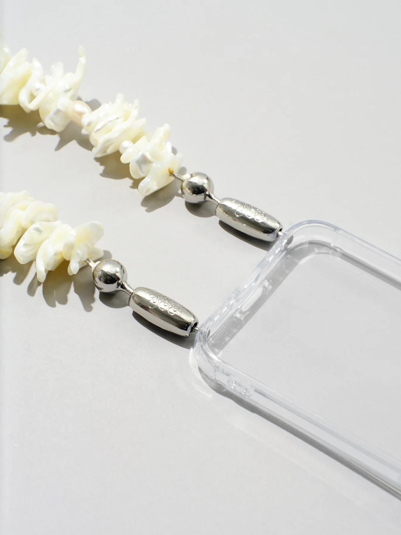 Shell Stacked Pearl Wristlet - Image 3