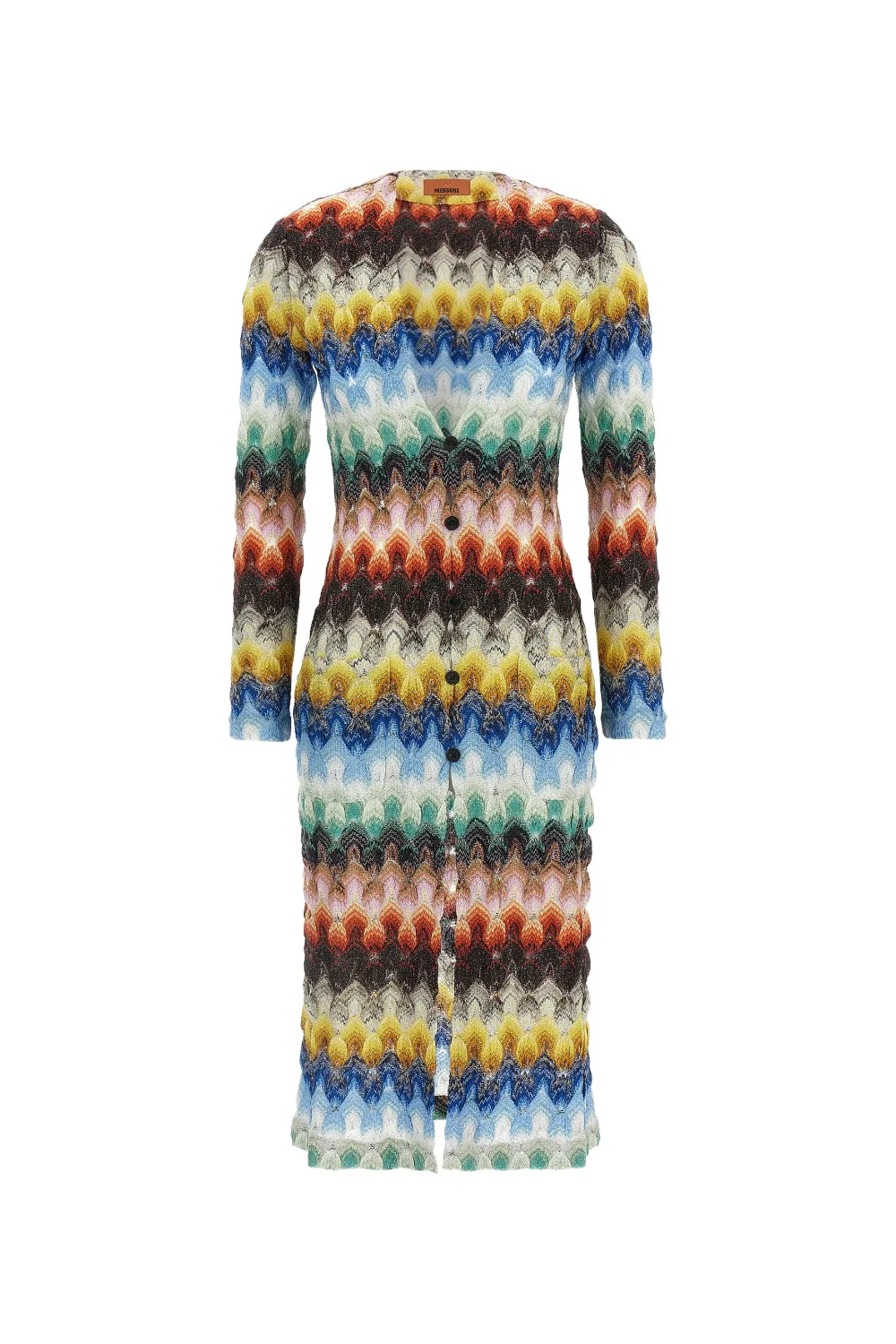 V-Neck Long Cardigan