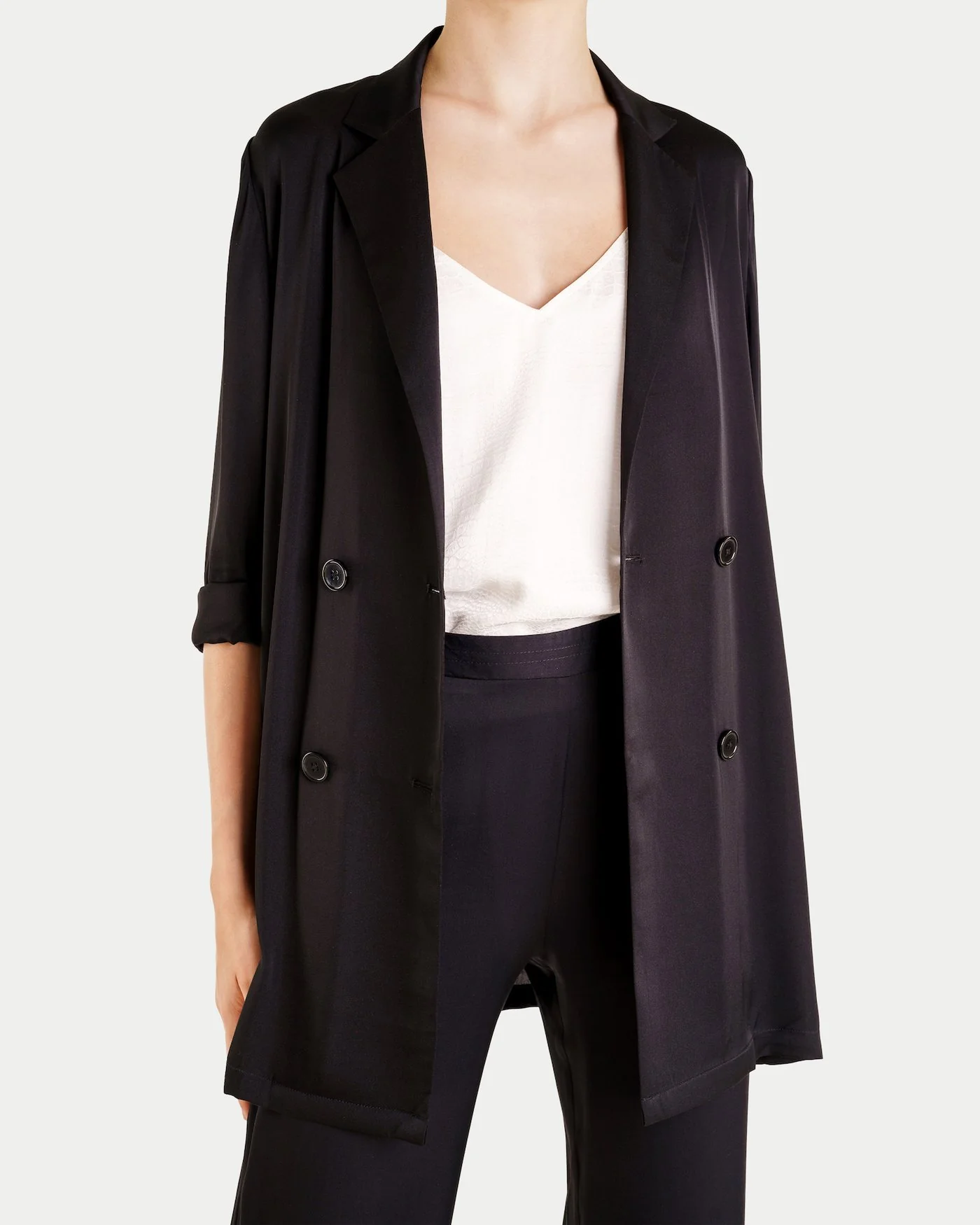 Silk Suit Jacket - Image 3