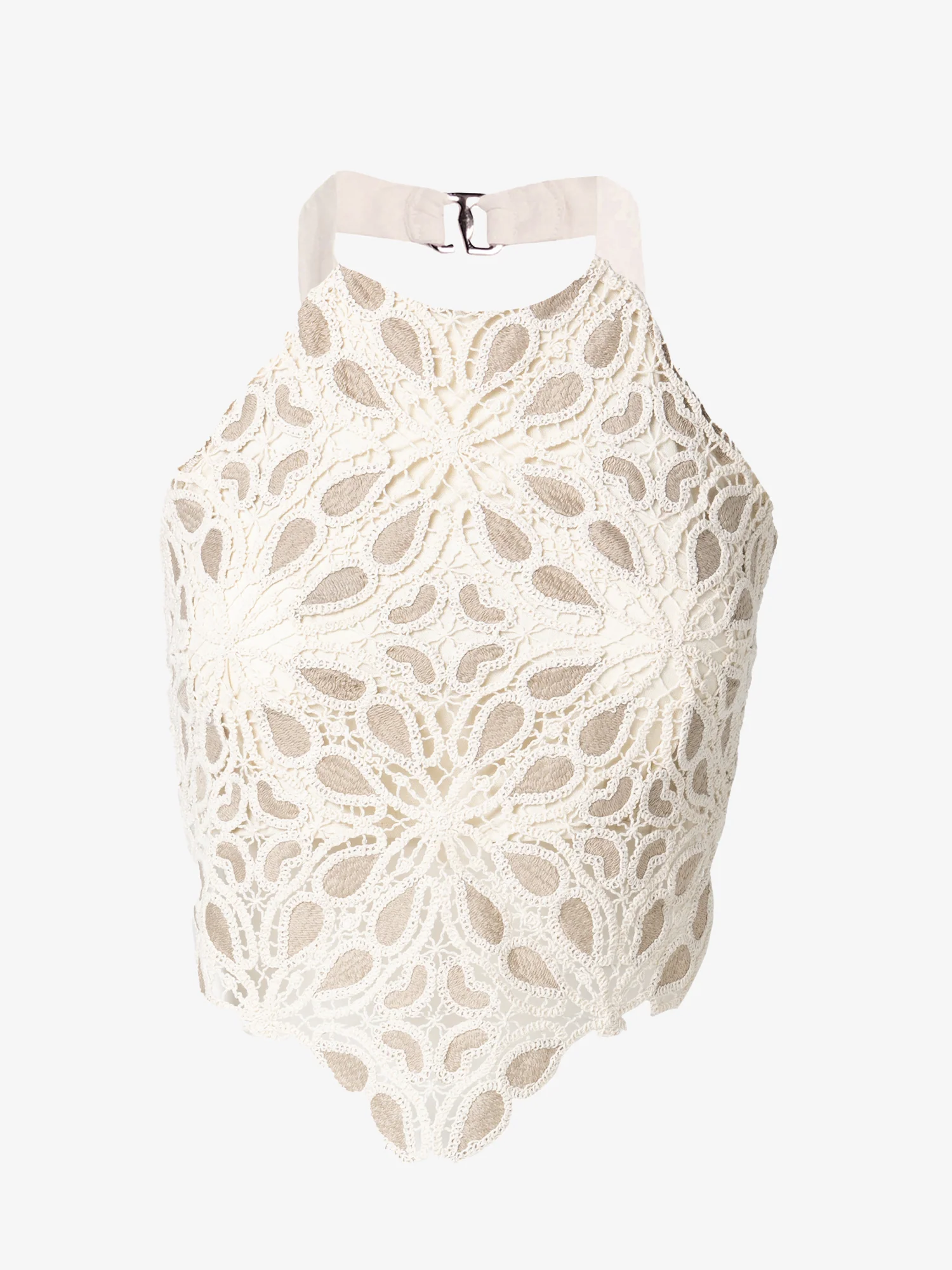 Siri Lace Macrame Top (Final Sale) - Image 2