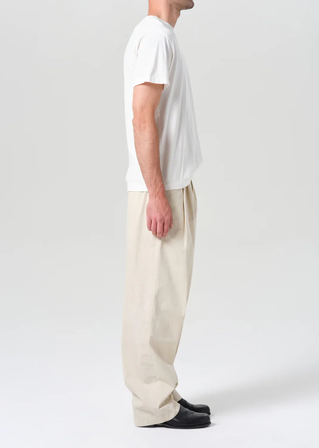Slater Trouser In Bone - Image 3