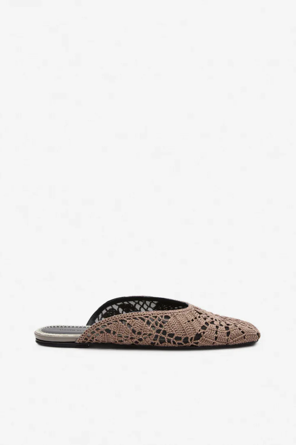 SS26 Crochet Mules Taupe