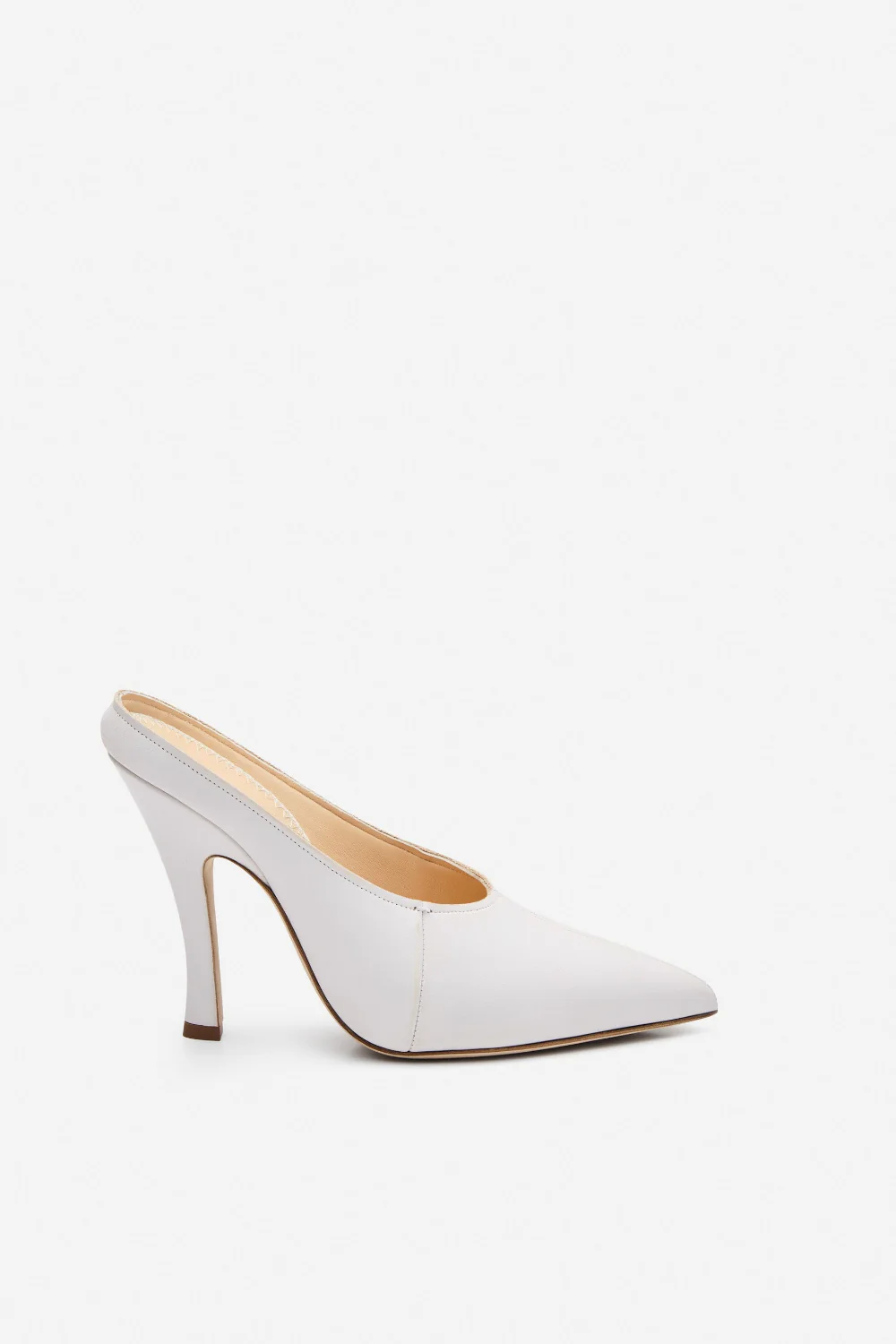 SS26 Mules Leather Cream