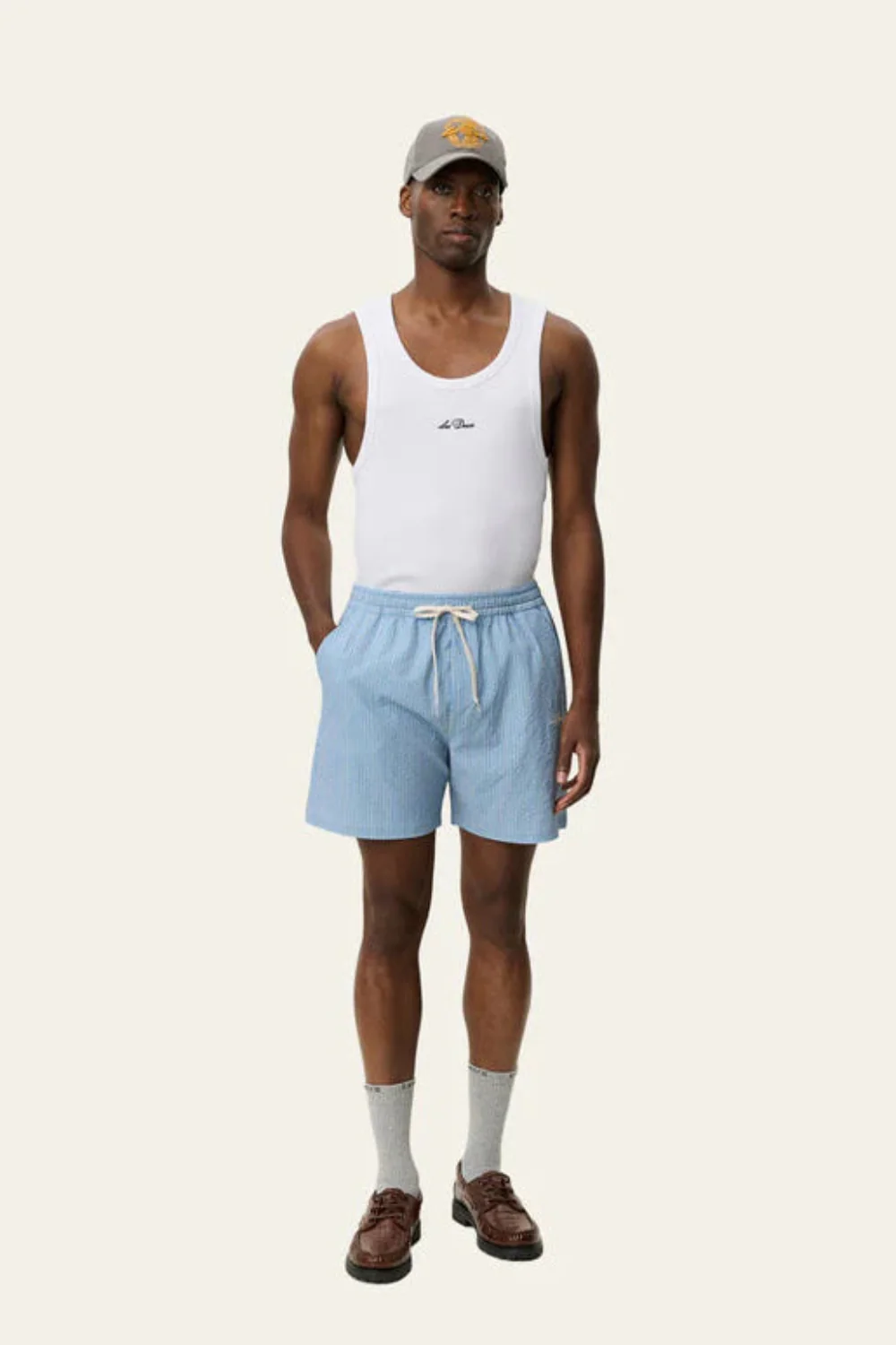 Stan Stripe Seersucker Swim Shorts Allure