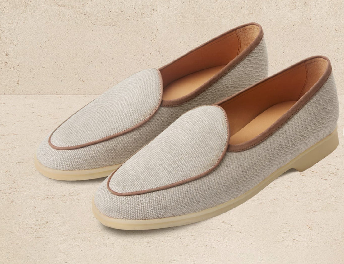 Stride (Natural Sole)Vachette Linen