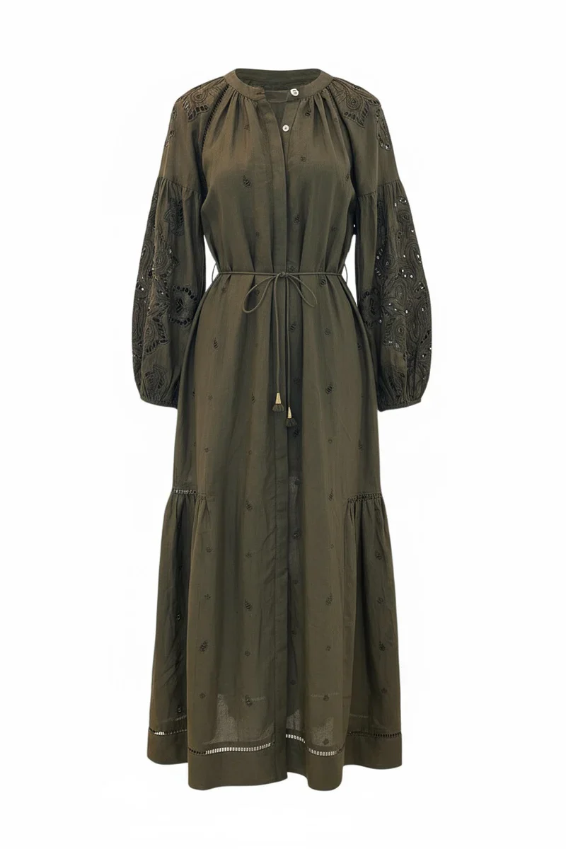 Sunshine Babe Long Olive Green - Image 3