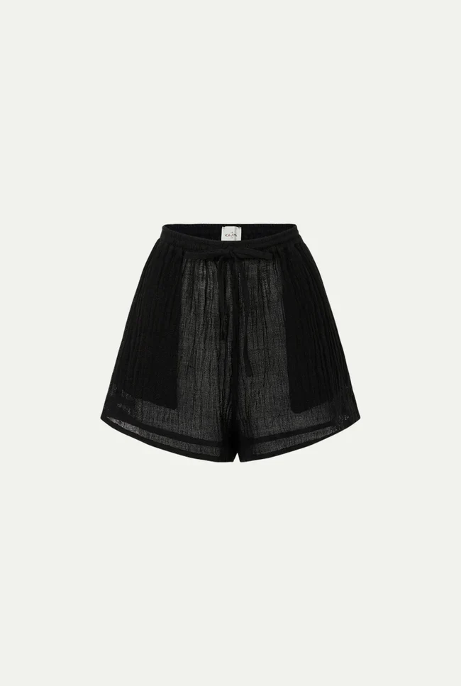 Tabag Linen Short Black