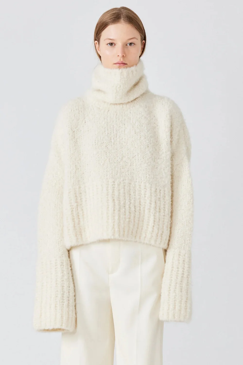 Teddy High Neck Sweater