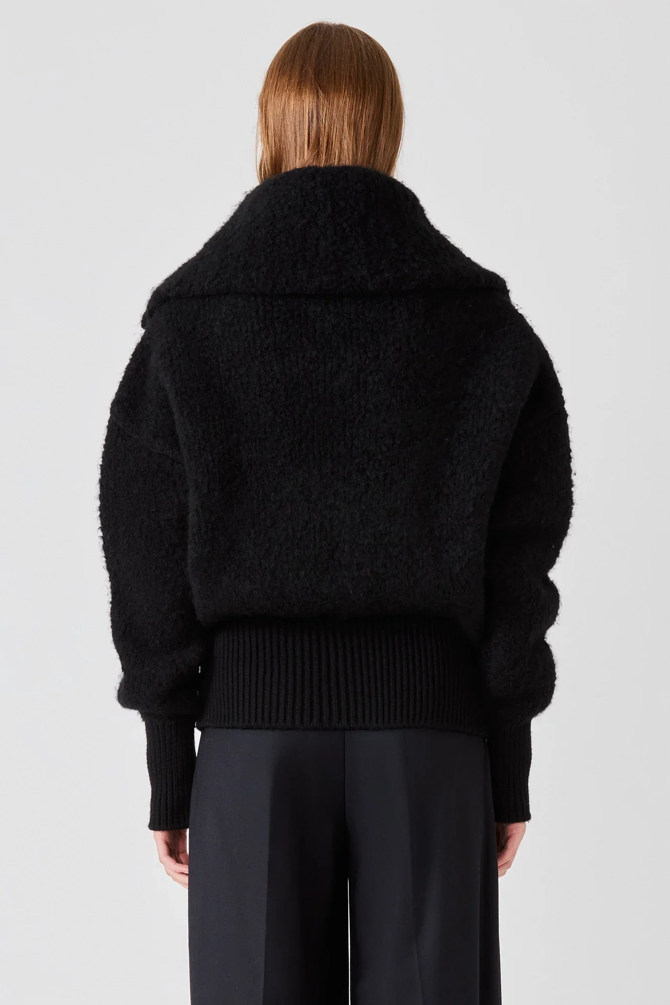 Teddy Zipped Bomber Black - Image 2