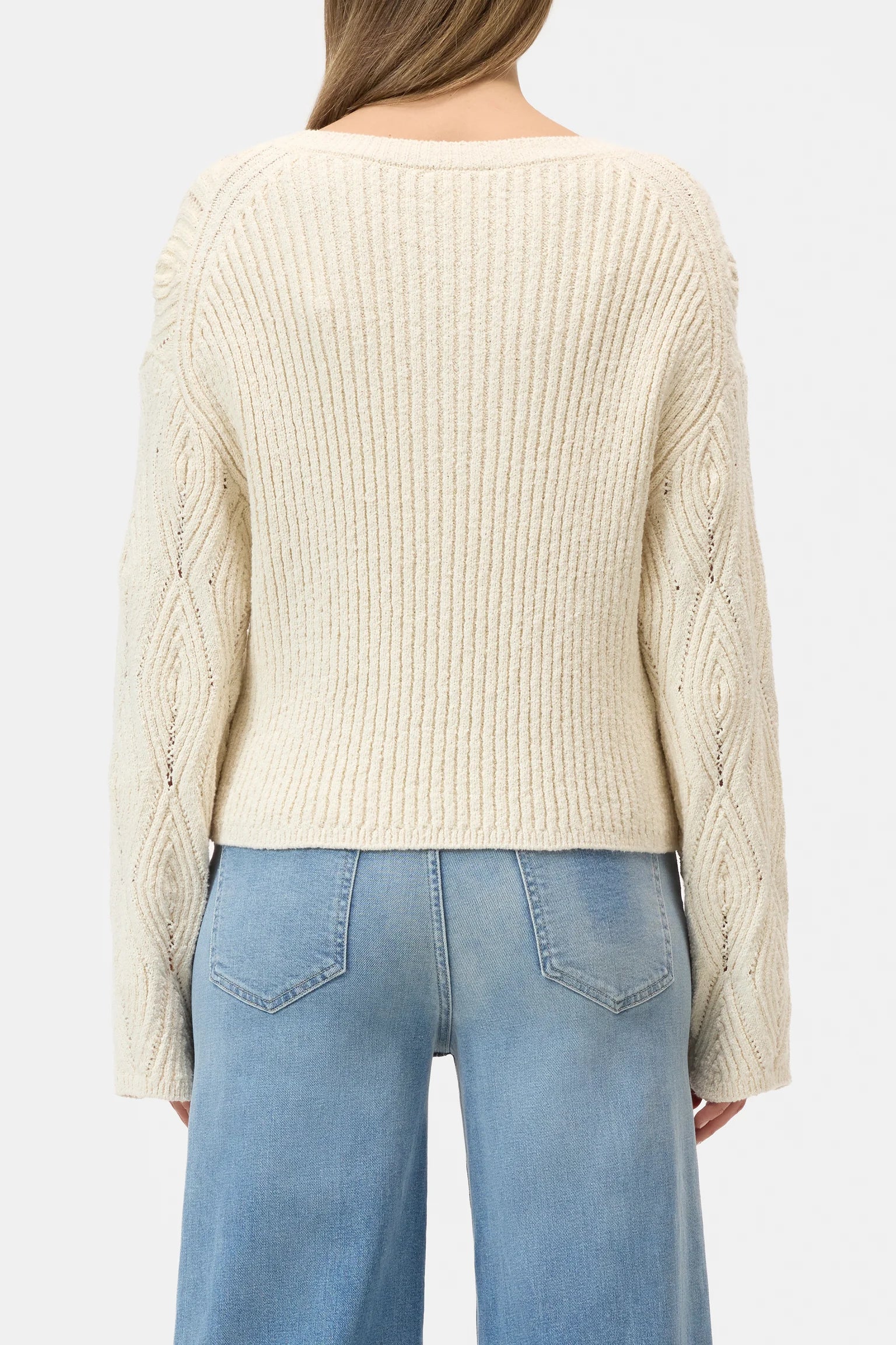 Crewneck LS Witherit Beige - Image 3