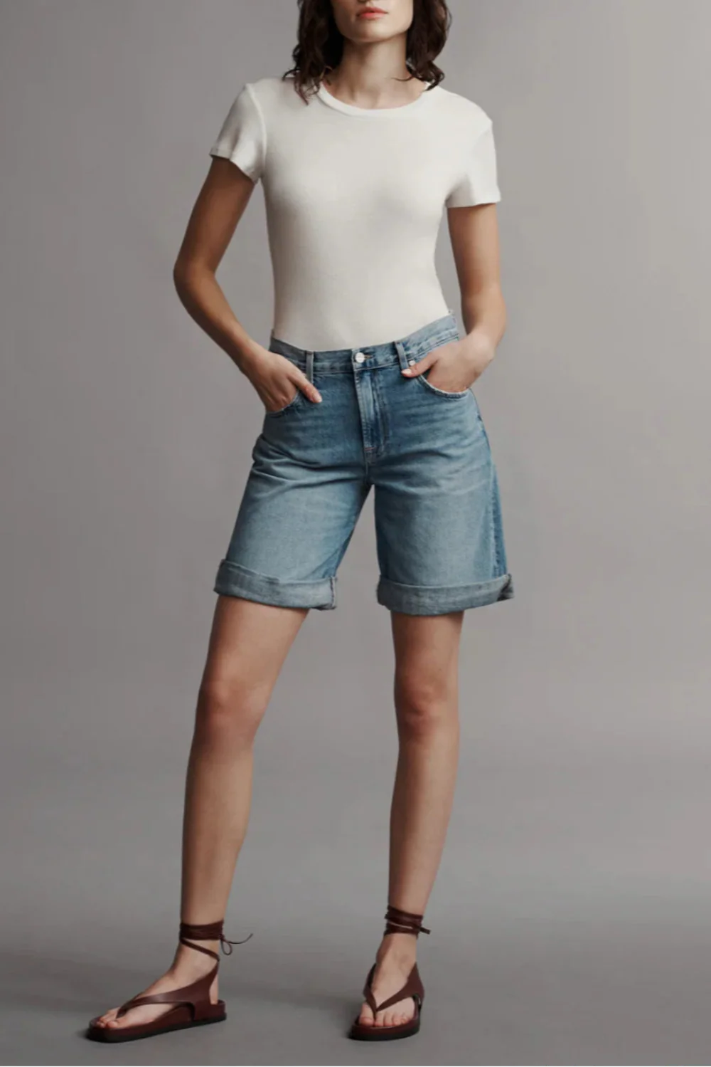 Timmie Shorts Vintage Wash Denim
