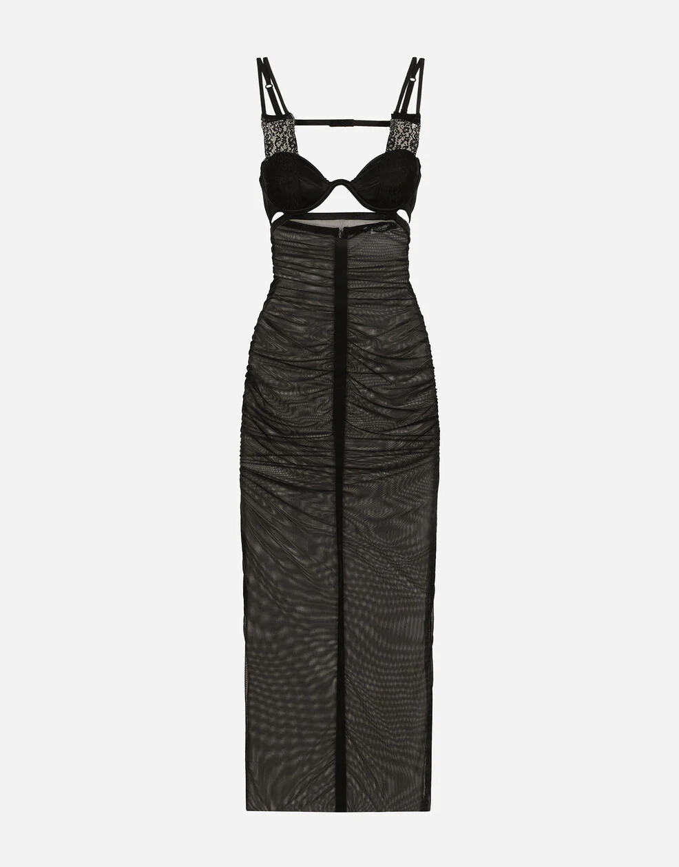 Tulle Calf Length Dress with Corset Details (Final Sale) - Image 3