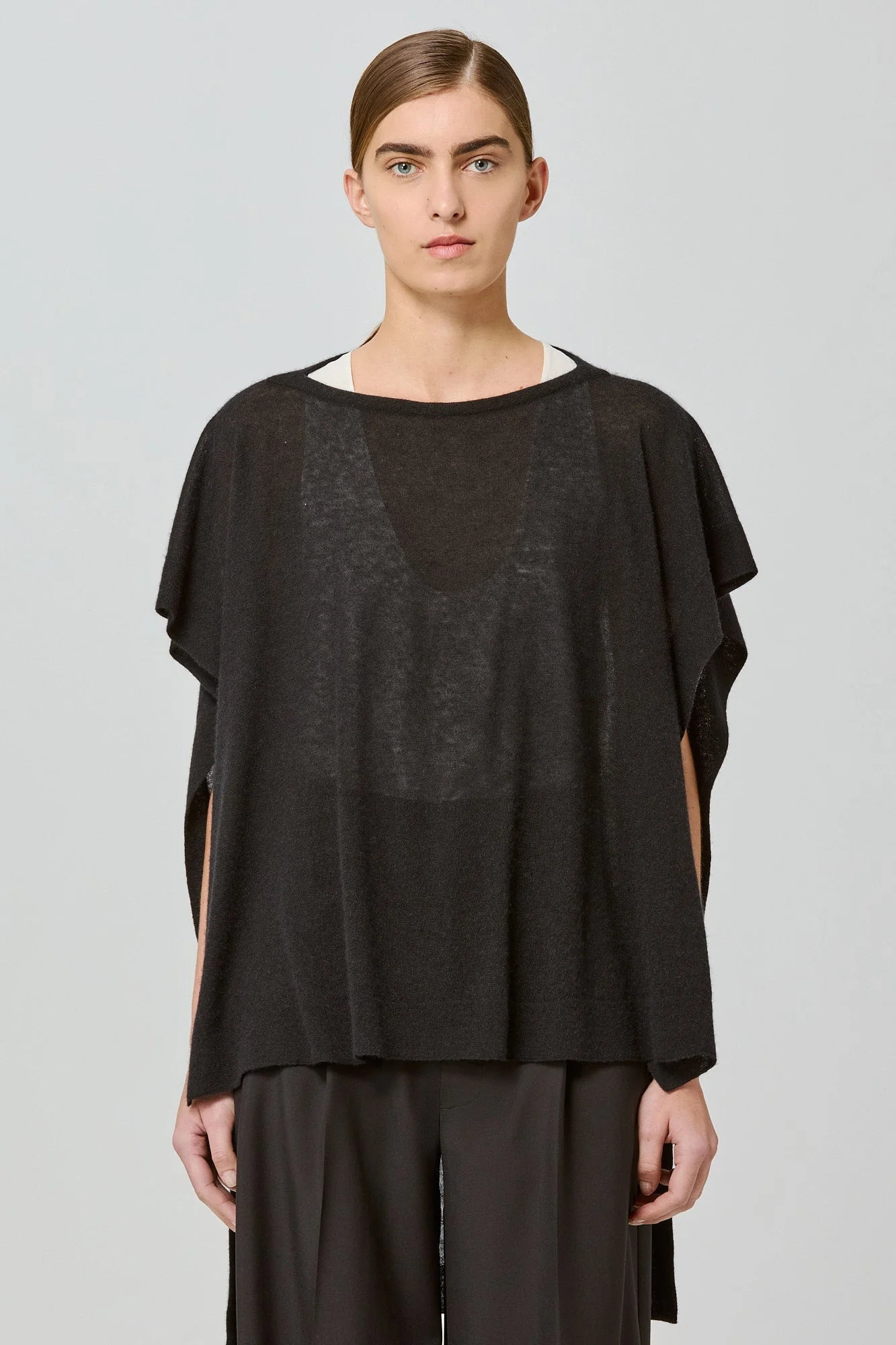 Two Ways Poncho Cardi Black - Image 5