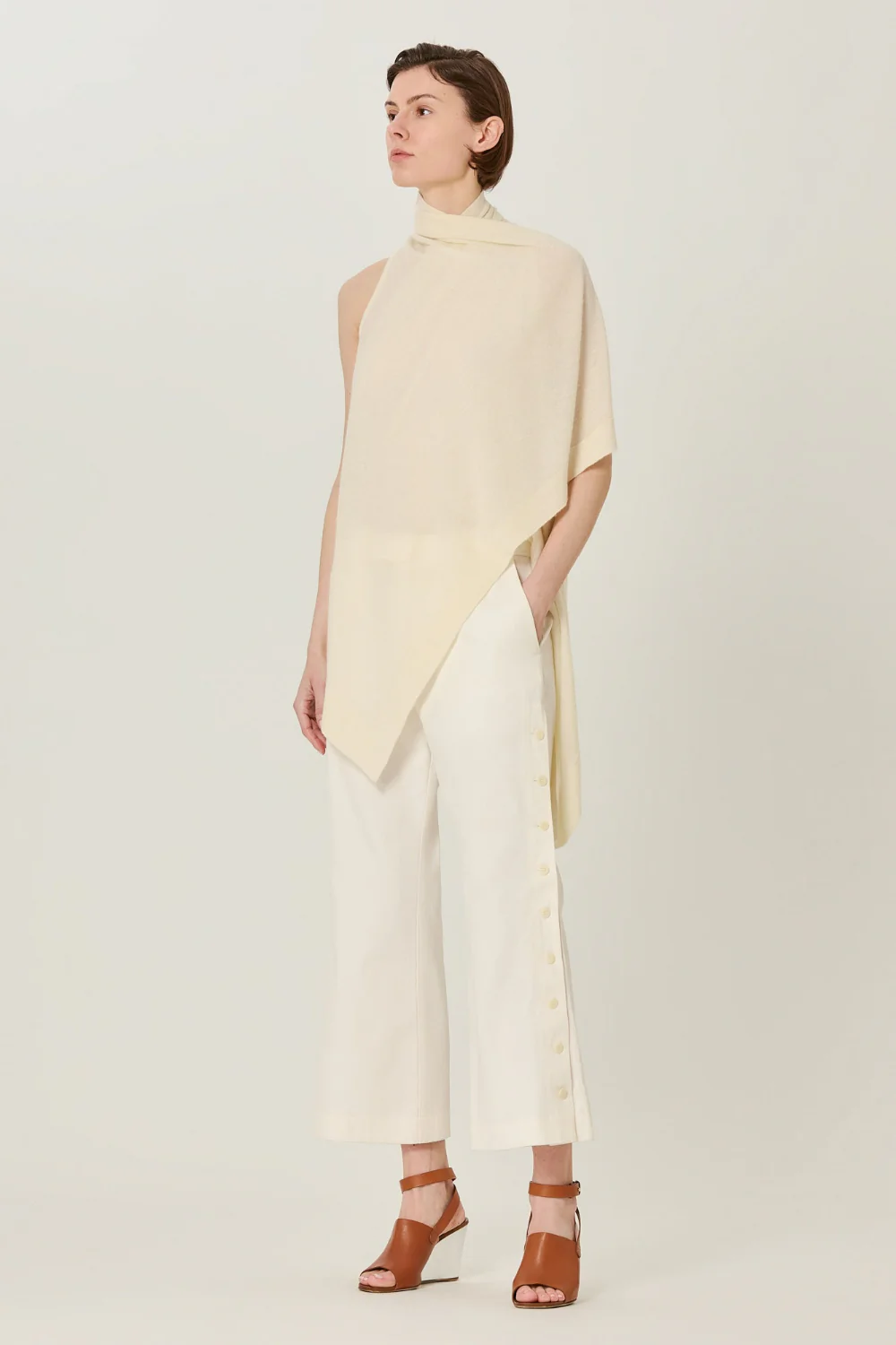 Two Ways Poncho Cardi Ivory