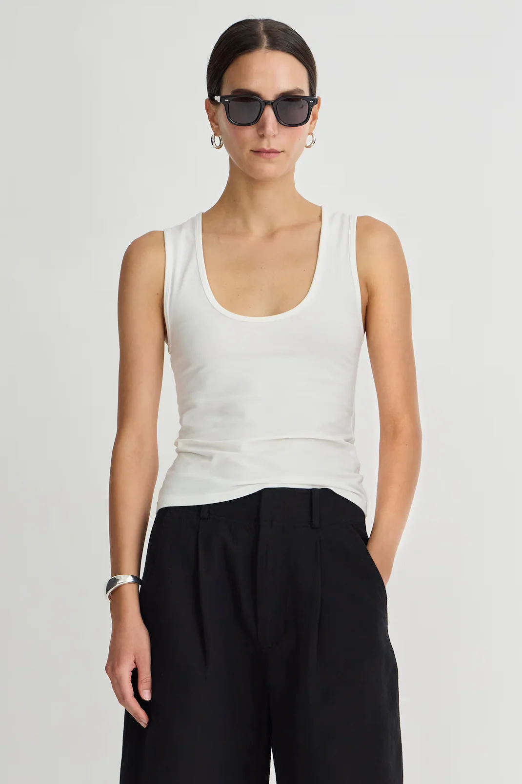 Uri Low Cut Tank Cream - Image 2