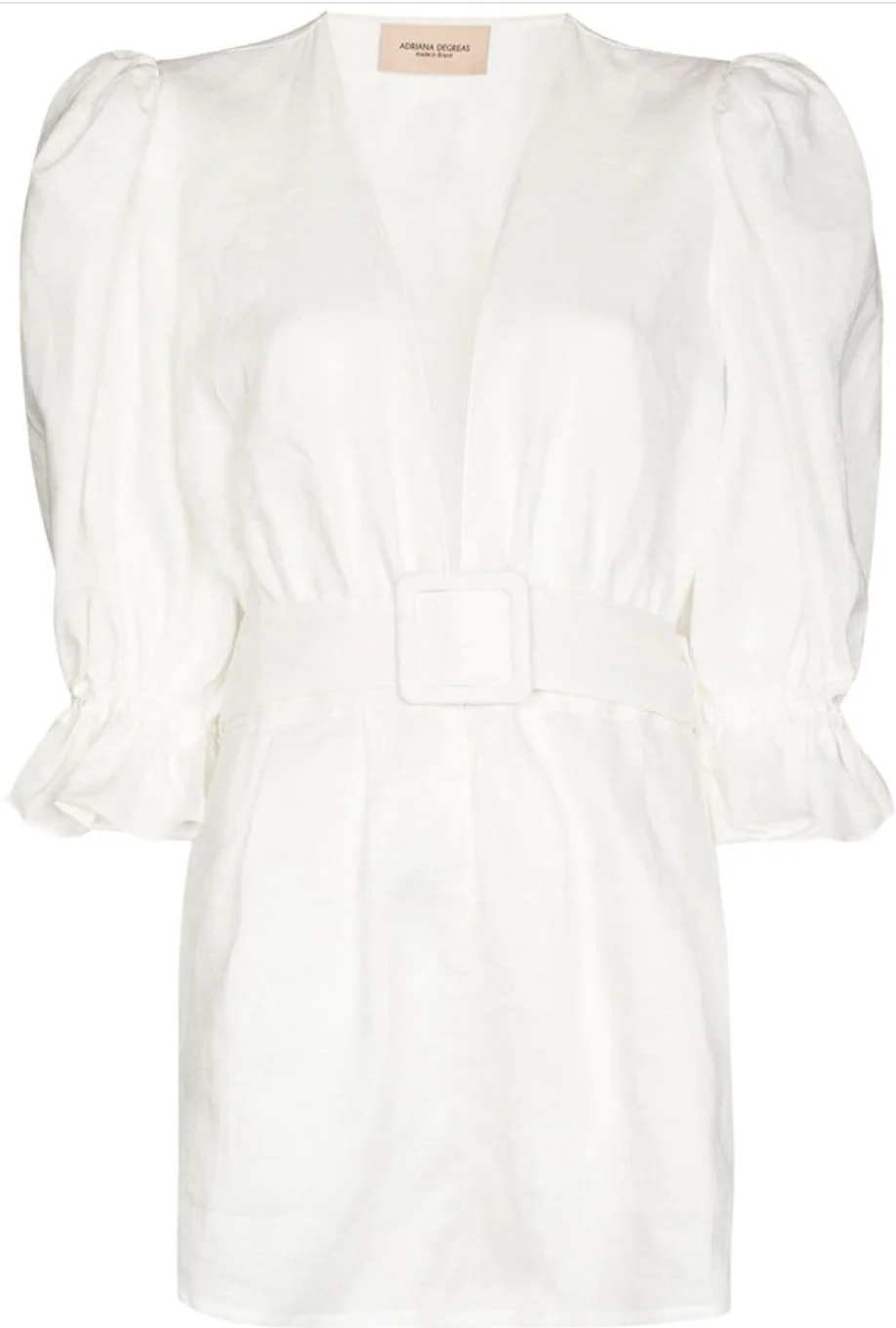 Vintage Orchid Solid Playsuit Off White (Final Sale) - Image 4