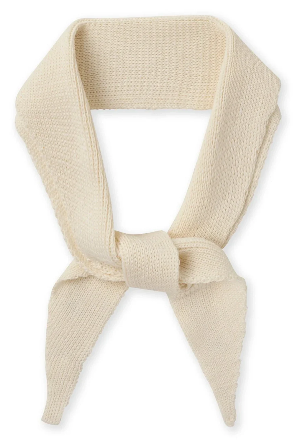 White Knitted Neck Tie