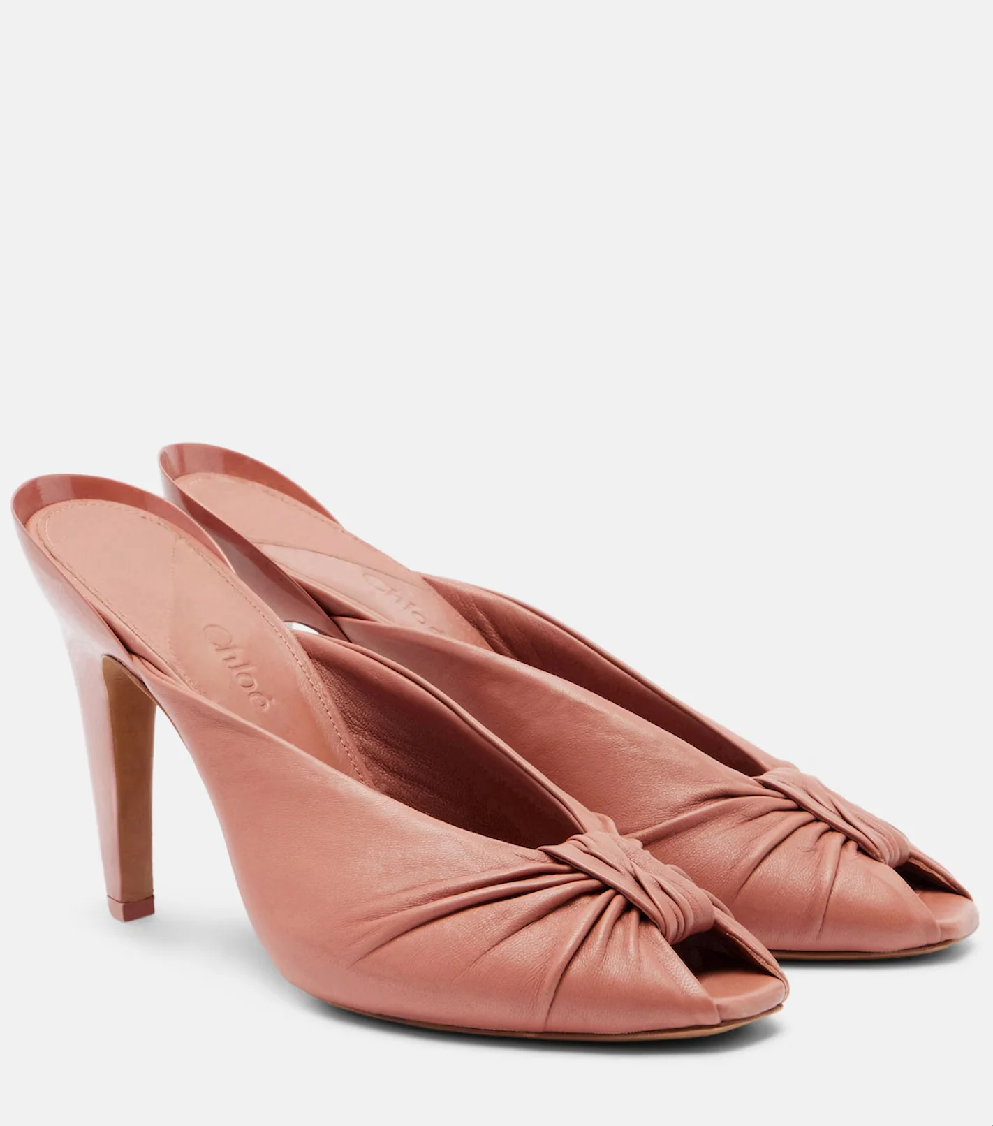 Suzie heeled mule woodrose - Image 2