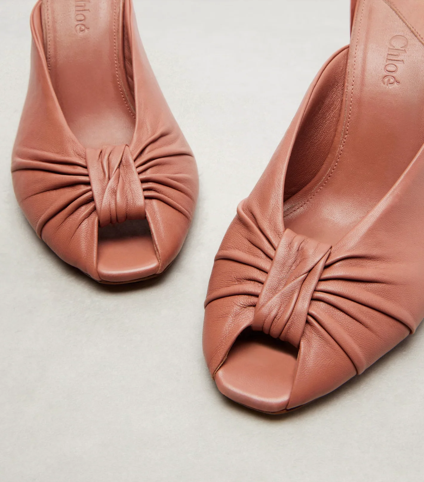 Suzie heeled mule woodrose - Image 4