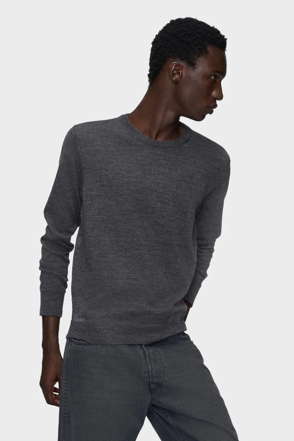 Wool Blend patch Sweater