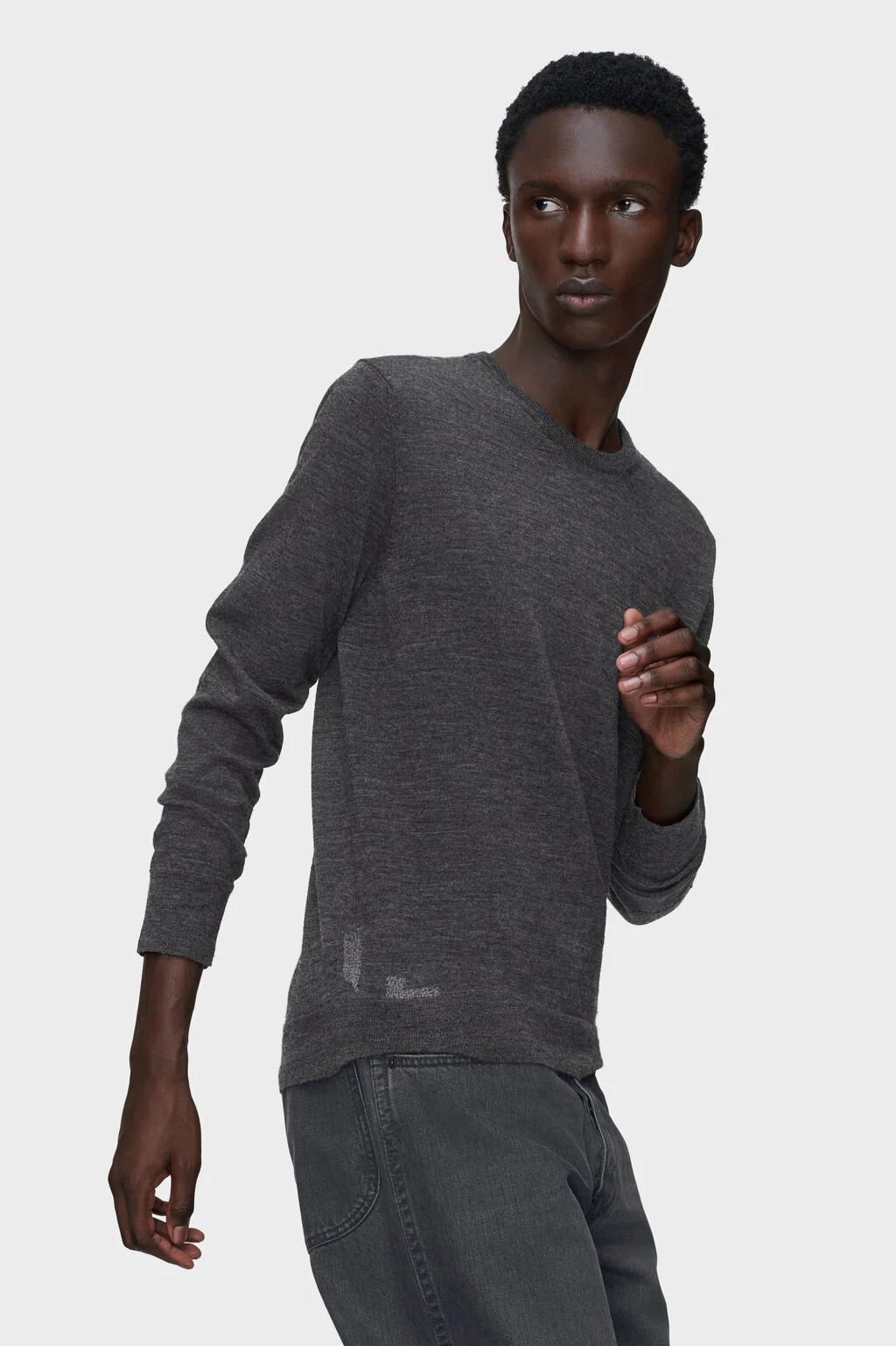 Wool Blend patch Sweater - Image 2