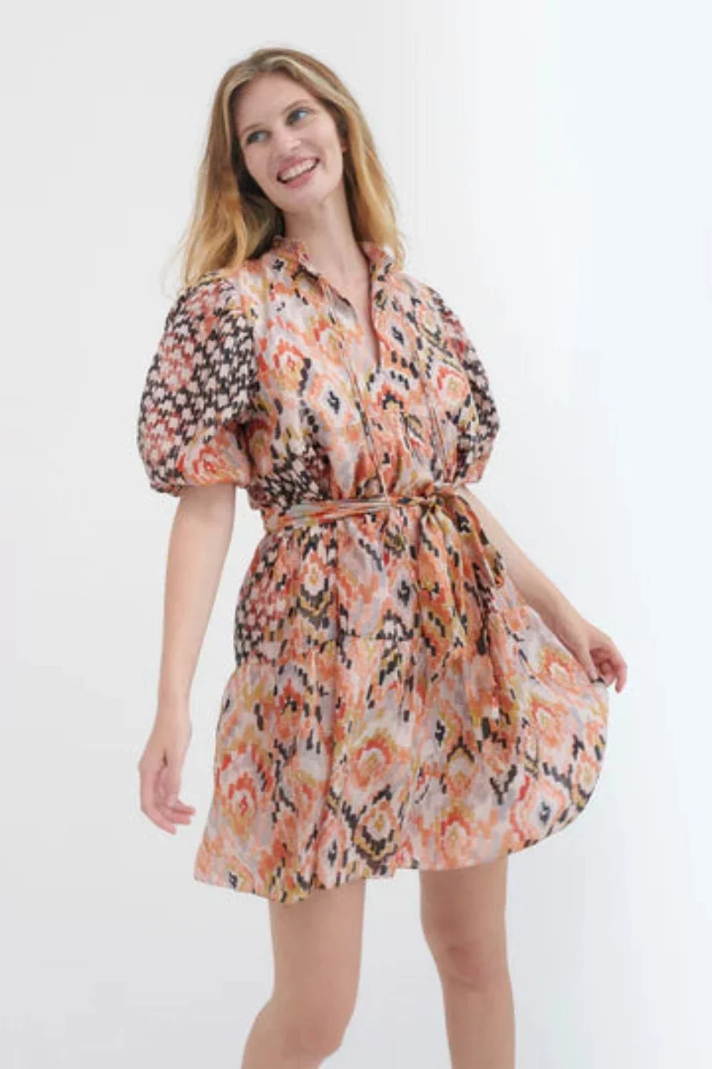 Yindy Silk Mini Dress (Final Sale)