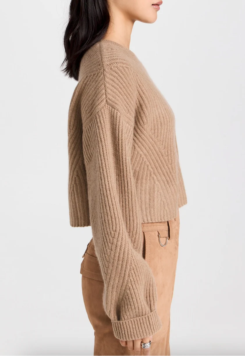 Yucutan Ribbed Sweater Camel - Image 2