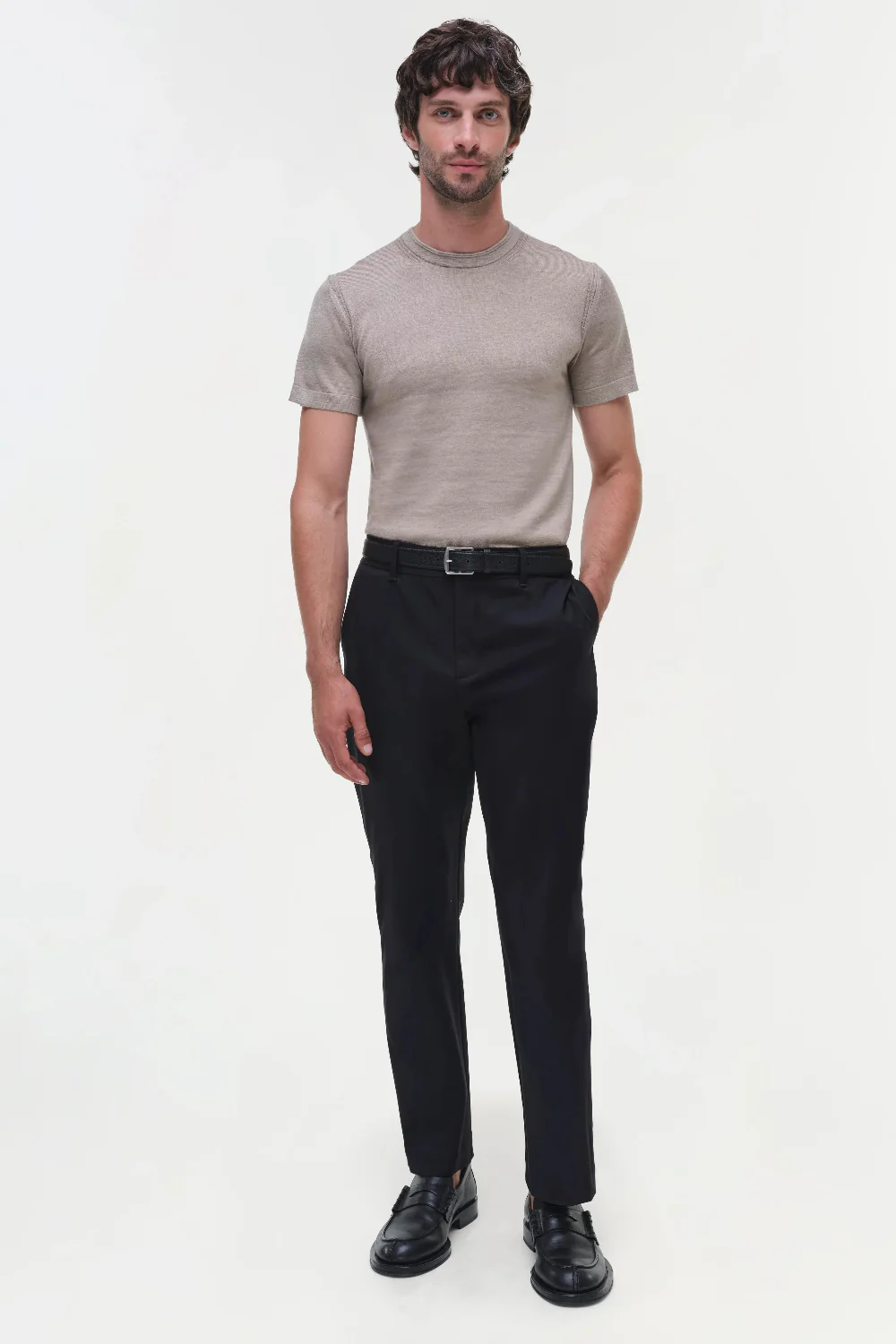 Zack Straight Leg Pants Black (Final Sale)